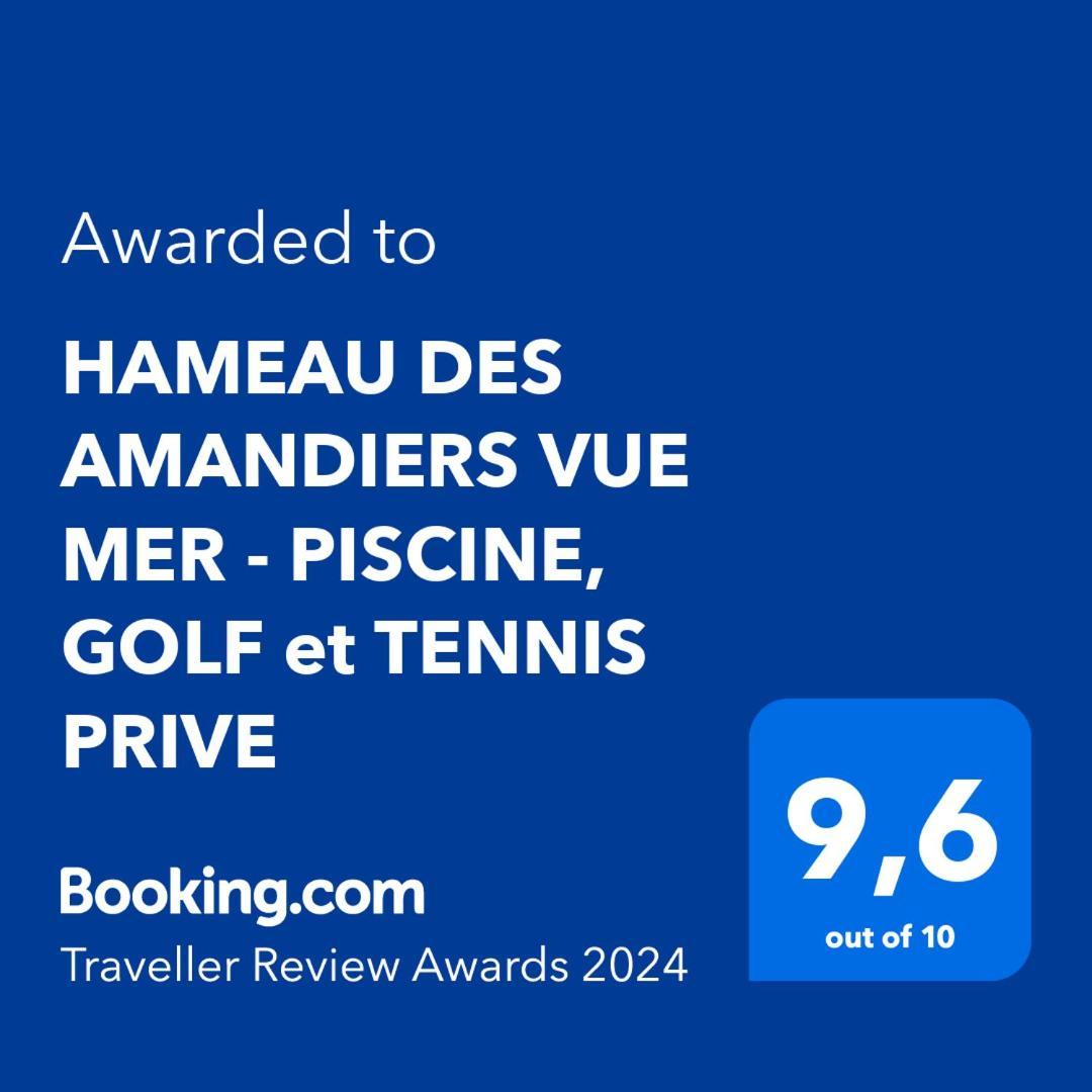 Hameau Des Amandiers Vue Mer - Piscine, Golf Et Tennis Prive 생시르쉬르메르 외부 사진
